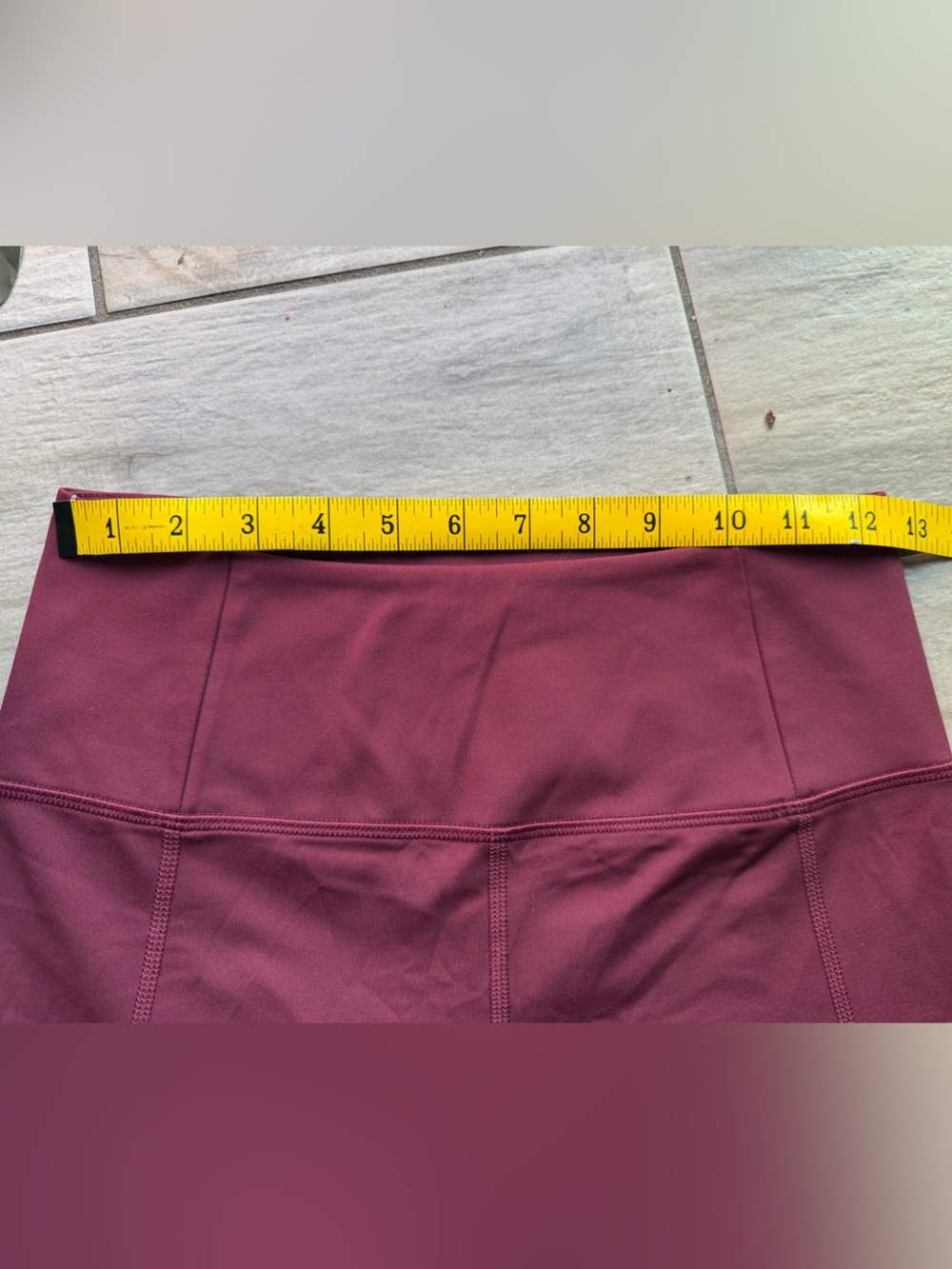 Girlfriend Collective High-Rise Performance Compression Leggings in Wine. Size M - Picture 8 of 10